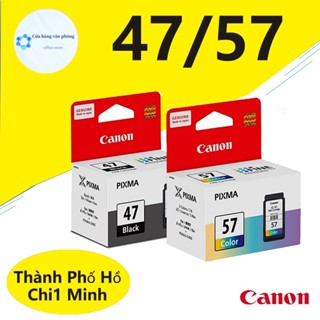 Bộ Mực chính hãng PG 47s CL 57s pg 47 cl 57 cho Canon E3370 E3470 E400 E410 E417 E460 E470 E477 E480 E4270 E3170 E3177