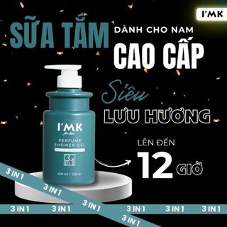  Sữa Tắm Nam I'MK Perfume Shower Gel Tắm Gội 3in1 Hương Nước Hoa 12 Giờ - Không Cần Dùng Nước Hoa - Sữa Tắm Cho Nam 