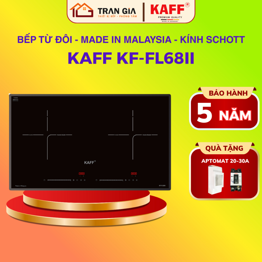 BẾP TỪ KAFF KF FL68II NEW PLUS | Đời mới 2024 | Bảo hành 5 năm