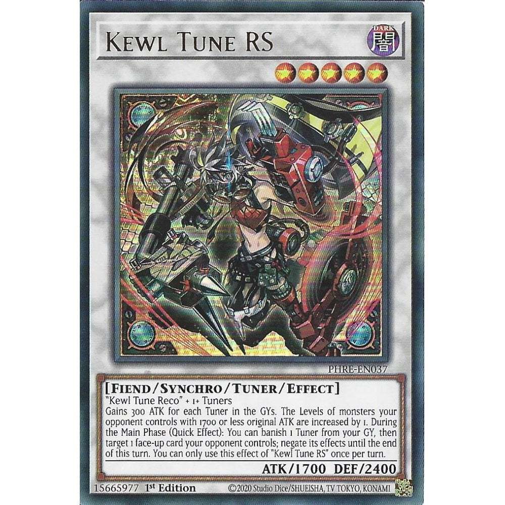 [KW2 Yugioh] [EN-UK] Thẻ bài PHRE-EN037 Kewl Tune RS : Ultra Rare Card : 1st Edition