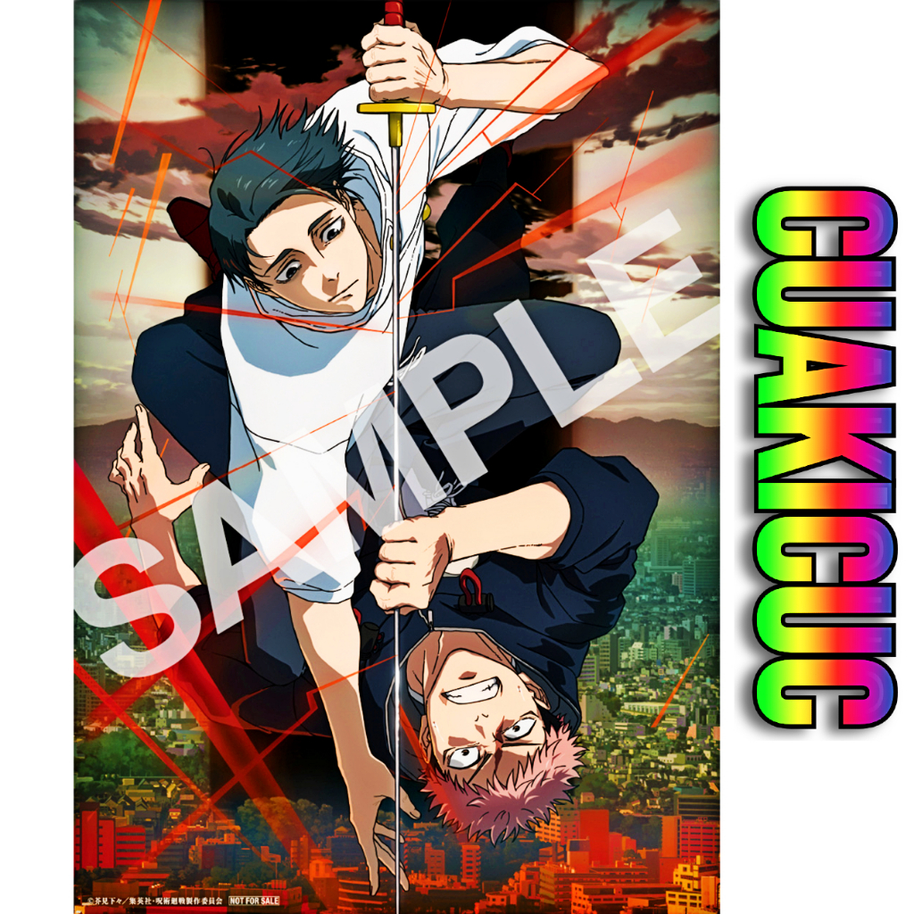 [HÀNG SẴN/CHÍNH HÃNG] Visual Board A5 Yuta / Yuji Jujutsu Kaisen - Quà Giới Hạn Lần 2 Movie Jujutsu 
