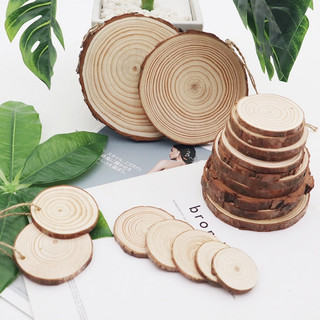 Lát gỗ thông Từ 4-11cm decor trang trí Giáng Sinh Làm Đồ Handmade - Khoanh gỗ Đế gỗ làm cây thông Noel 2026
