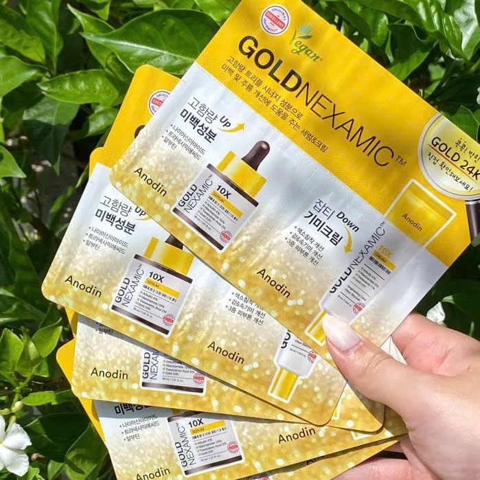 [Quà tặng Không Bán] Gói sample GOLDNEXAMIC™ 10X Vàng 24K Anodin 3gr