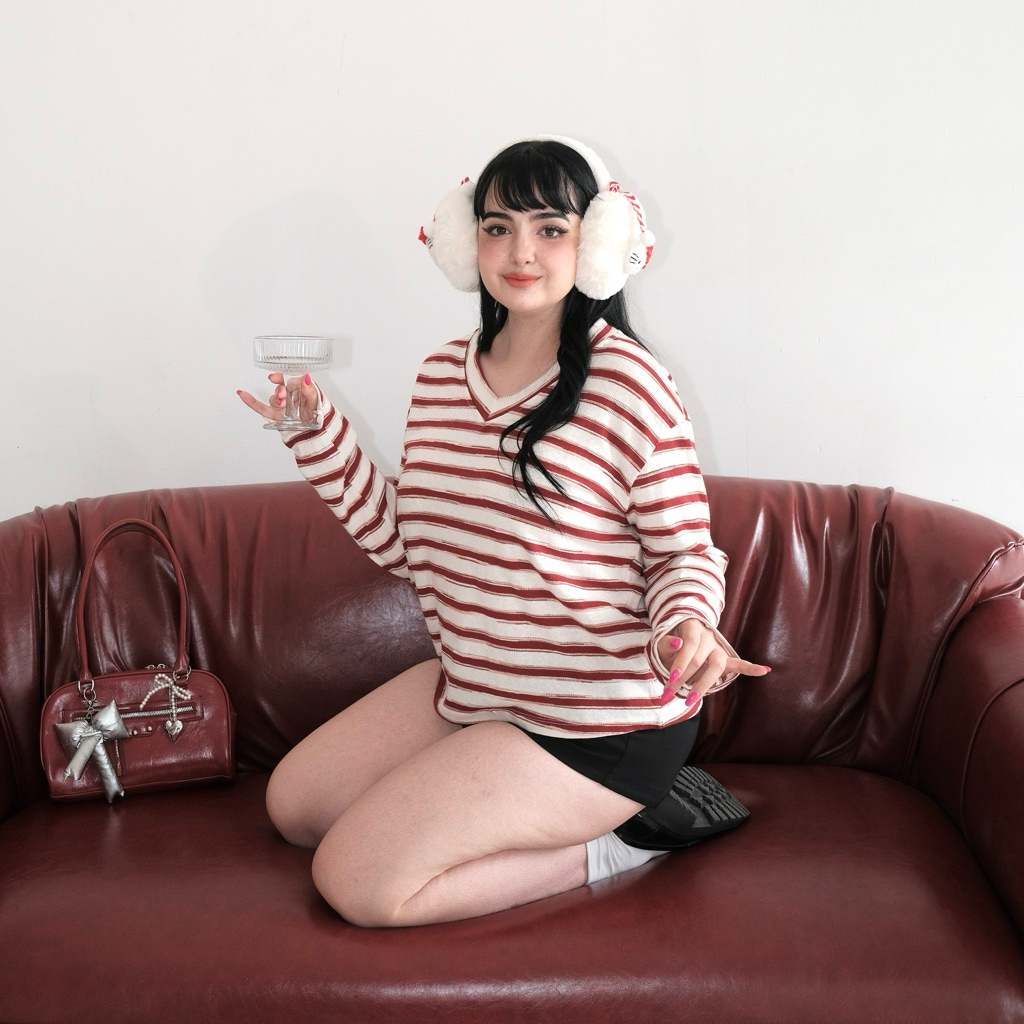 LASSIE BIGSIZE| Áo thun tay dài cá tính chất thun mềm mịn 60-100kg| NOEL TAY DÀI