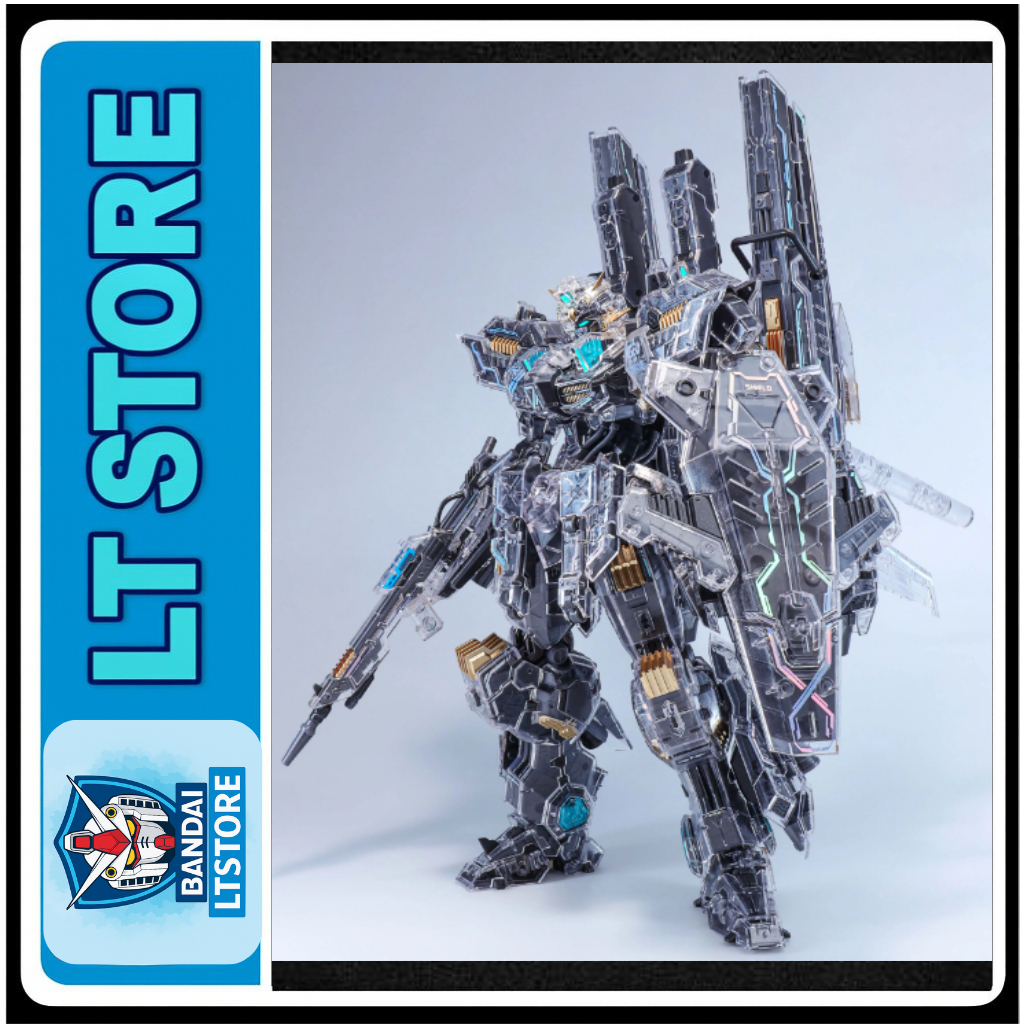 Mô hình lắp ráp MG 1/100  Asgard Clear Ver EDDAS - Khung xương kim loại -  Tặng kèm base và decal ph