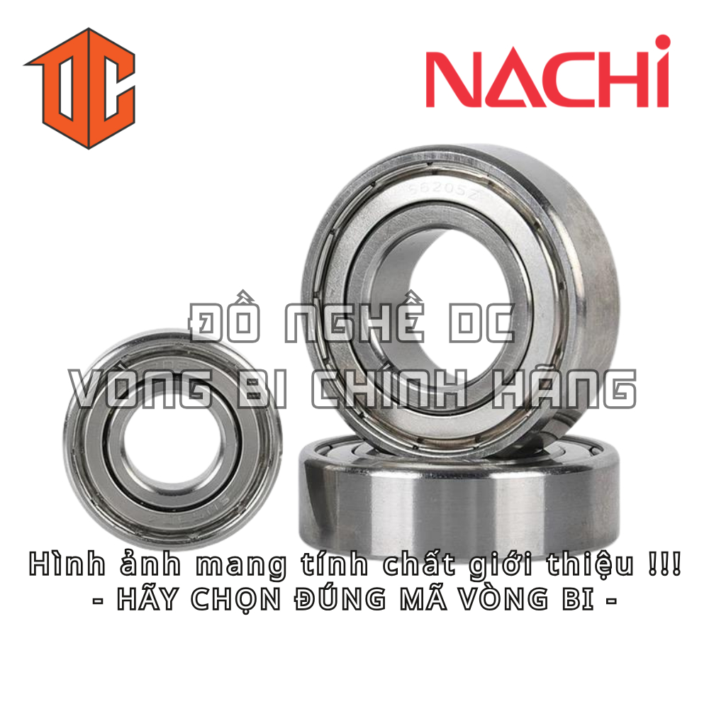 Vòng bi NACHI 6307 6209 6208 6205 6002 6006 6201 6004 6305 6301 6300 6206 6303 6005 6200 6001 6304 6