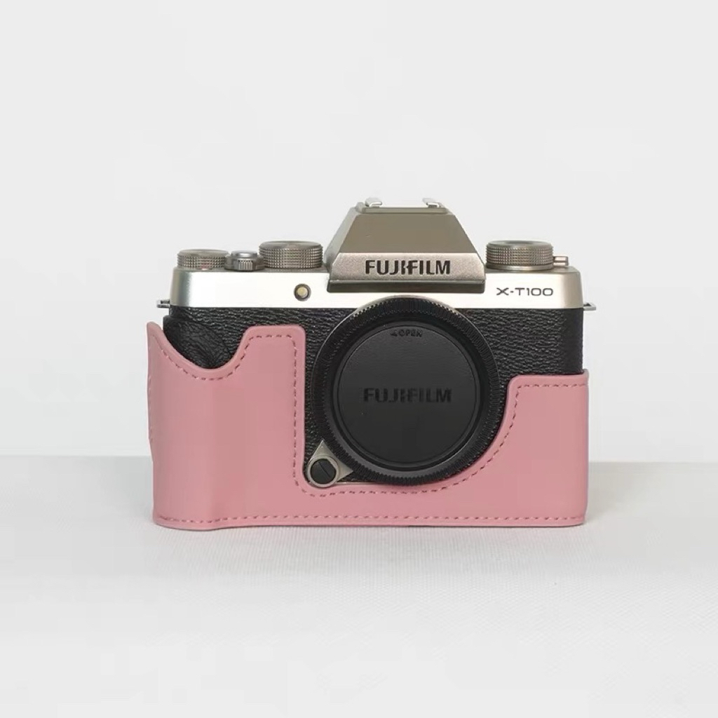 Halfcase cho FUJIFILM XT100 XT200 ,ốp da bảo vệ máy ảnh