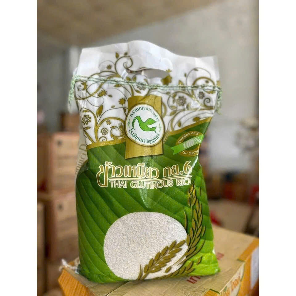 NẾP THÁI LAN LOẠI 1 THƠM DẺO CHẤT LƯỢNG 5kg