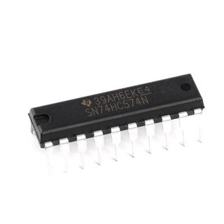 Chíp 74HC574 Octal D-type F/F Edge-Trigg. Tri-State DIP20