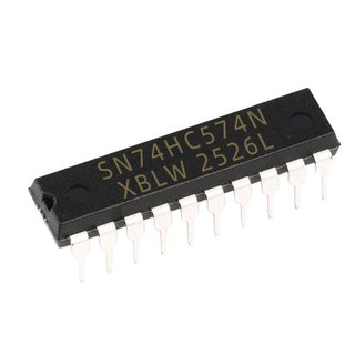 Chíp 74HC574 Octal D-type F/F Edge-Trigg. Tri-State DIP20