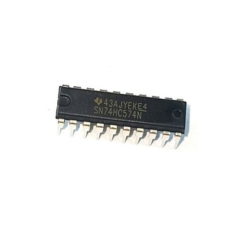 Chíp 74HC574 Octal D-type F/F Edge-Trigg. Tri-State DIP20