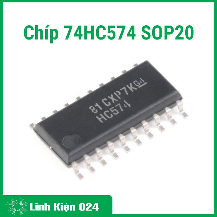Ic chức năng 74HC574 chân dán SOP20