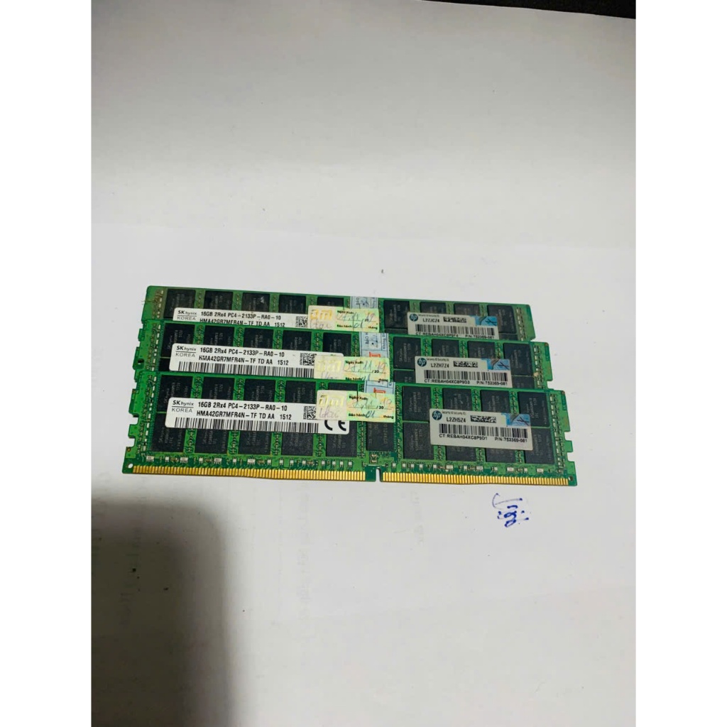 Ram Server ECC REG 32GB, 16GB, DDR3, DDR4 Hàng Zin Tháo Máy, BH 12 Tháng