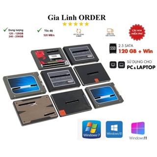  SSD 120GB 128GB 240GB 256GB cũ sức khoẻ tốt Sẵn Win + Ổ cứng SSD thích hợp SATA 2 SATA 3 giao ngẫu nhiên tuỳ hãng 