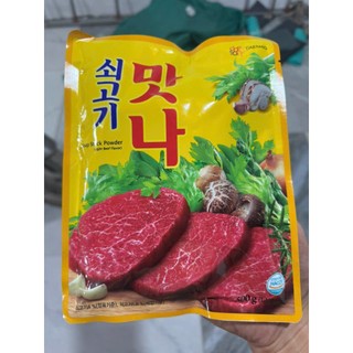 Bột Bò , Hạt Nêm Bò Hàn Quốc 1kg 청정원)쇠고기진국다시다