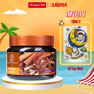 Tẩy Da Chết Toàn Thân Exclusive Cosmetic Quế Hồi Cafe 380g