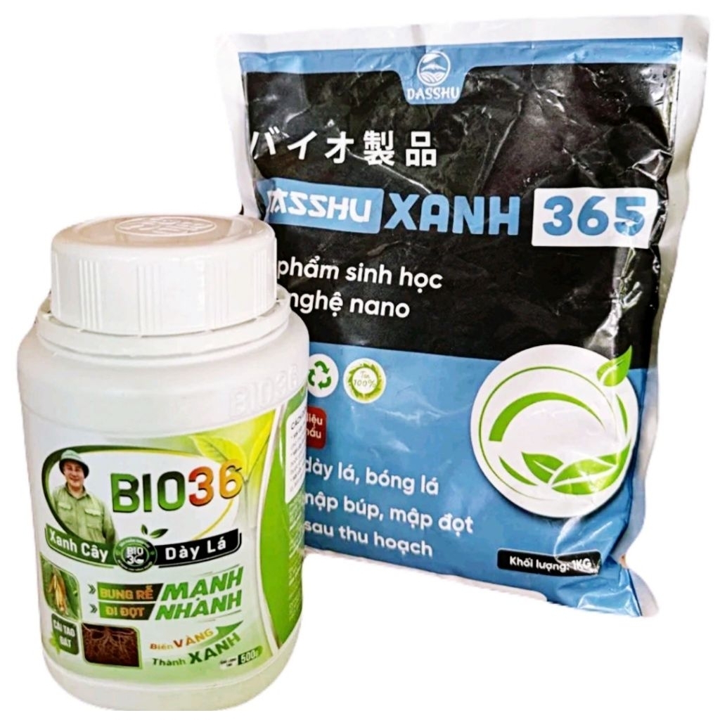 Bio 36 tặng kèm gói Xanh 365 kích thích ra rễ mạnh, đi đọt nhanh, xanh cây. Bio 36 hàng chính hãng, 