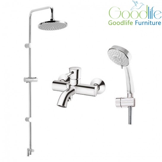 Sen Cây TOTO DM907CS + TBS02302V + DGH108ZR Nóng Lạnh (tay sen 5 chế độ)