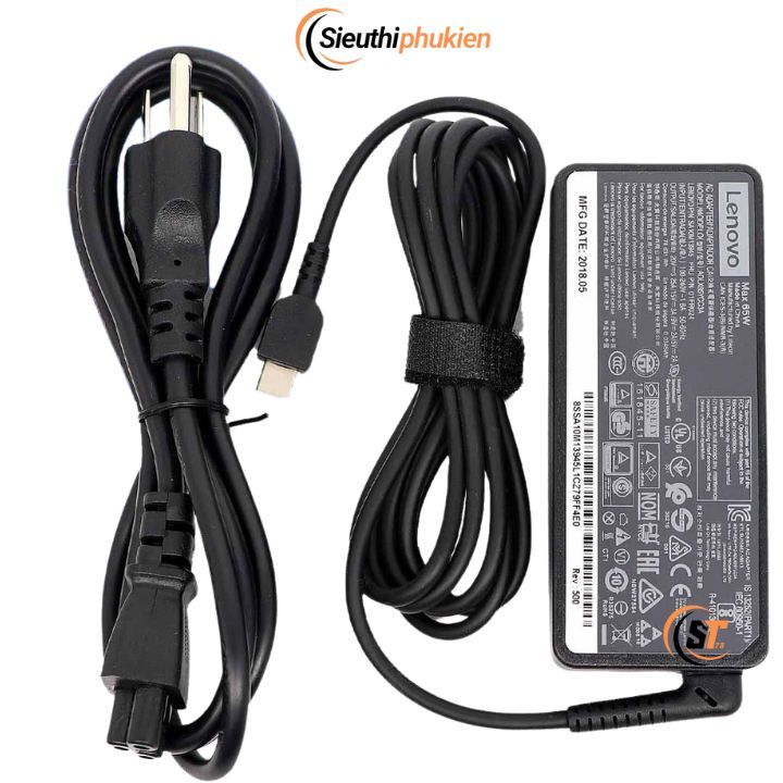 Bộ sạc dành cho laptop Fujitsu UH-X 9U13A2 20v 3.25a 65W Type-C - bảo hành 1 năm