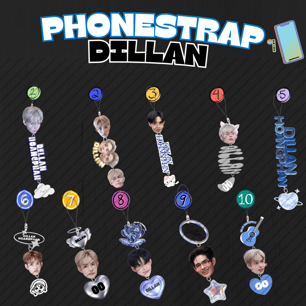 PHONESTRAP/ DÂY TREO ĐIỆN THOẠI ATSH MÙA 2 DILLAN HOÀNG PHAN ✨ATSH2