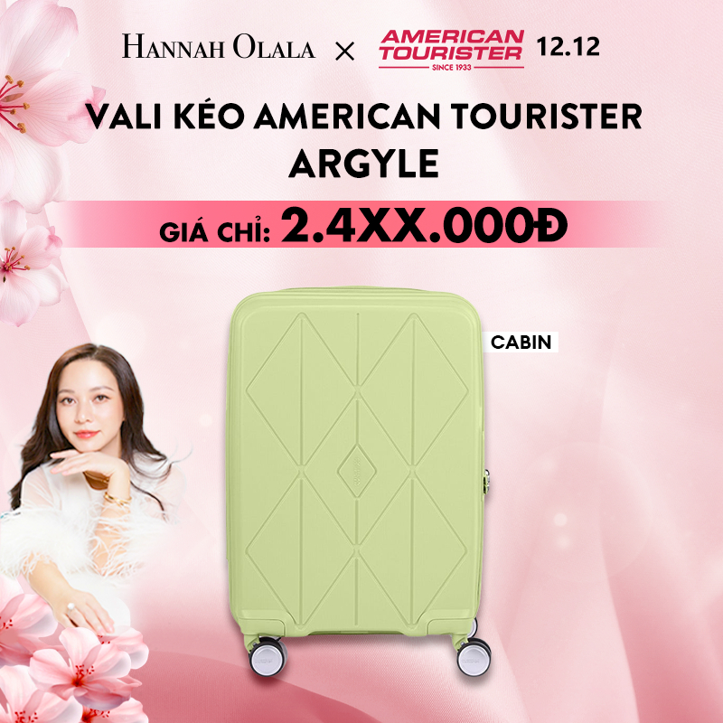 [KOL x American Tourister] Vali kéo American Tourister Argyle TSA