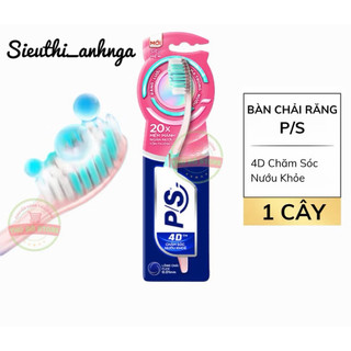 ( Hàng Mới) Bàn Chải Đánh Răng PS 4D Siêu Mềm Chăm Sóc Răng Lưỡi Nướu Má Trong Cao Cấp