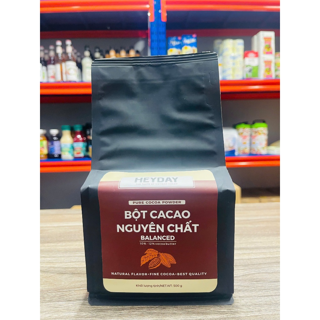Bột Cacao Heyday 500gr Nguyên Chất - Dòng Balance thượng hạng