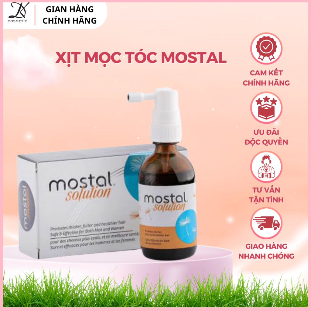 Serum tóc Mostal Solution, Xịt tóc dưỡng tóc chắc khoẻ - Duongkiu Cosmetic