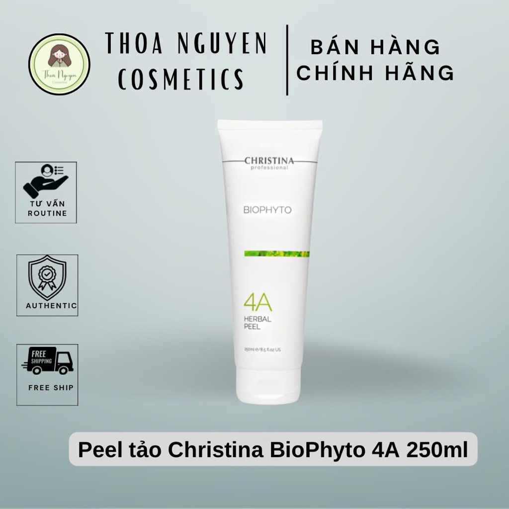 Mask Christina Biophyto 4A Herbal Peel Tẩy Da Chết, Loại Bỏ Mụn Cám, Mụn Đầu Đen