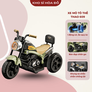  Xe mô tô thể thao 3 bánh có bàn đạp chân ga mã 609 Đồ Chơi 