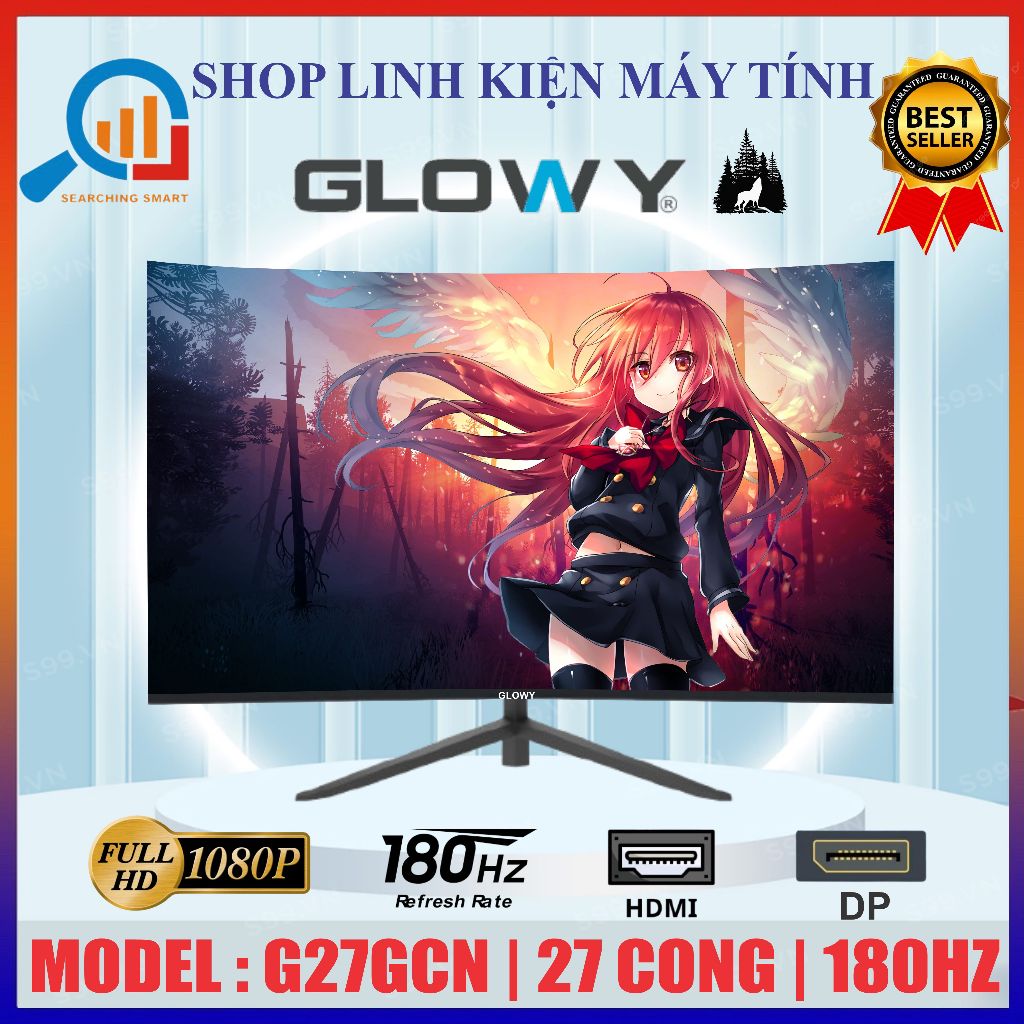Màn Hình GLOWY,NPC 27|24|22inch 75Hz đến 180Hz - Mới 100% FULL HỘP PHỤ KIỆN - Hàng hãng bảo hành 3 năm !!!