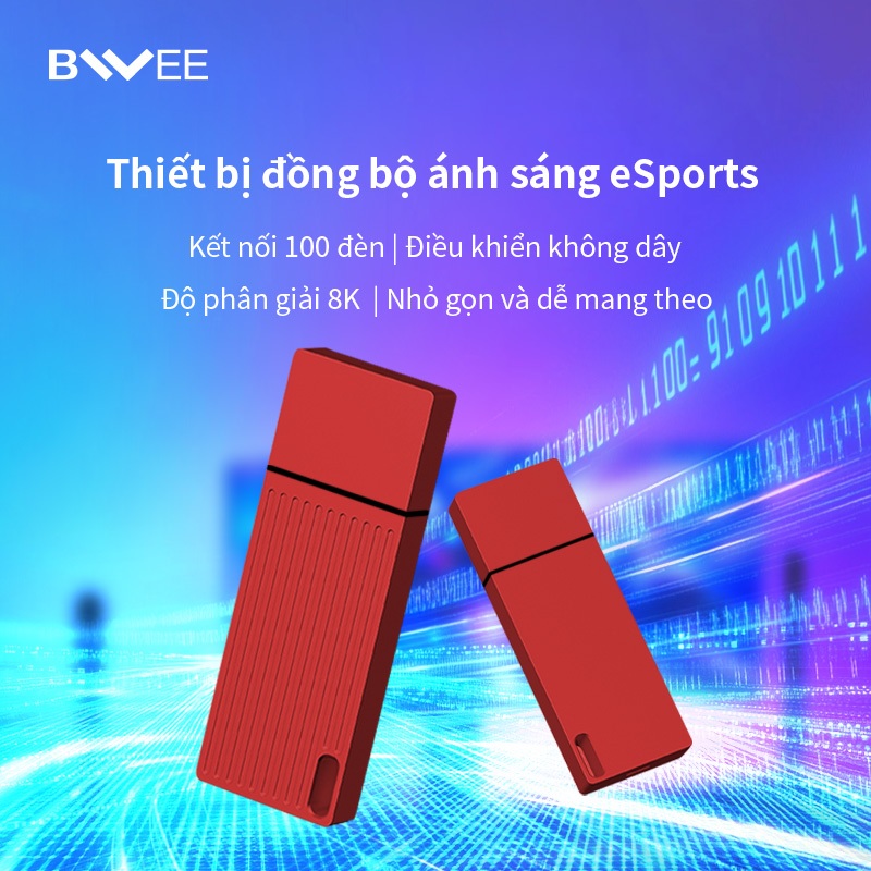 BWEE Bộ Đồng Bộ Đèn PC decor setup góc PC,sound light sync,thiết bị RGB chill