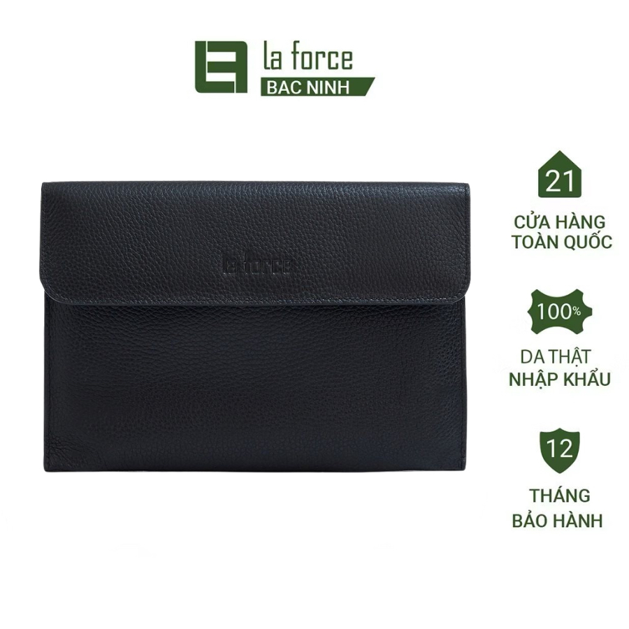 Ví cầm tay nam LAFORCE VCTLA1131-D da bò mềm cao cấp CHÍNH HÃNG