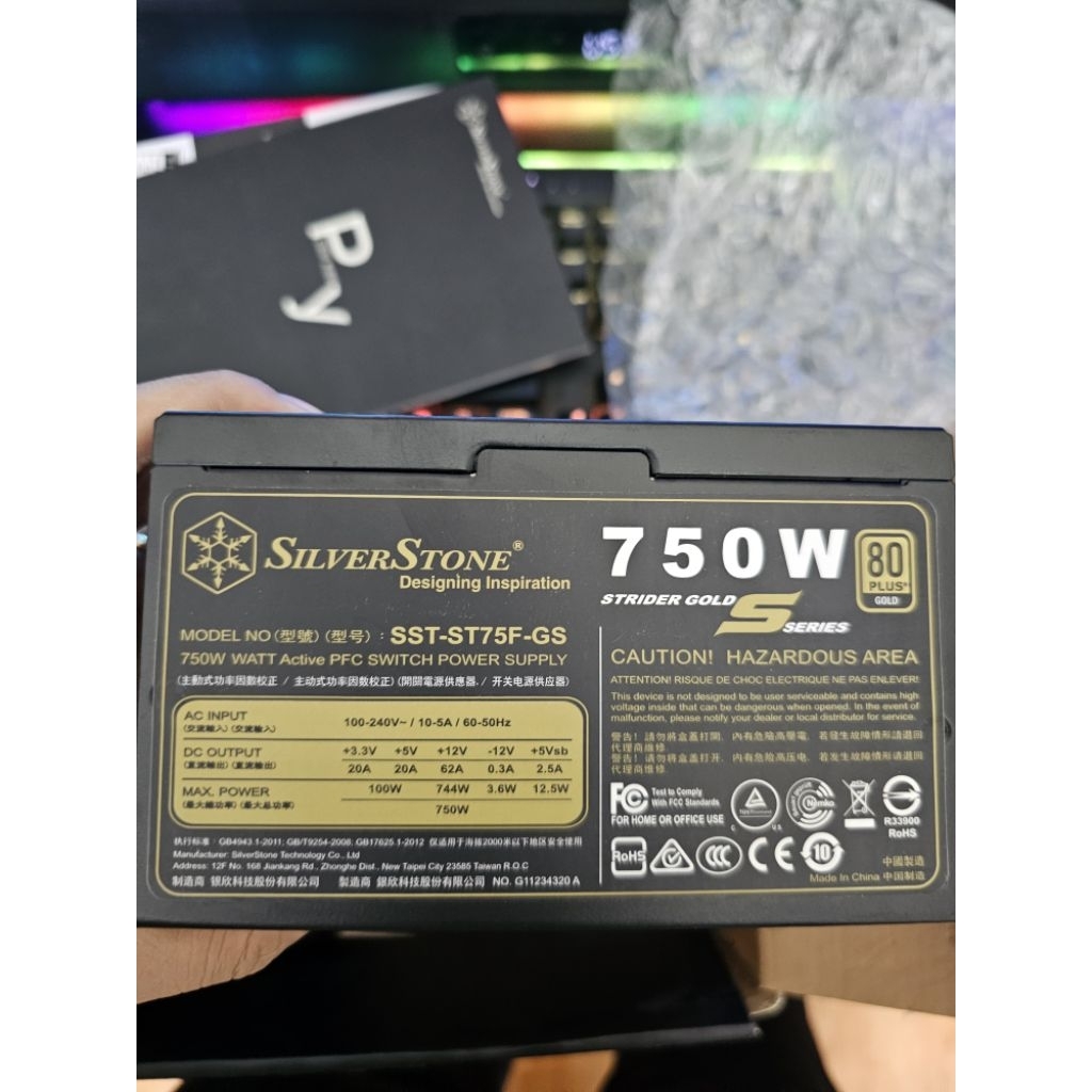 Nguồn SilverStone 80 plus gold  650w - 850w