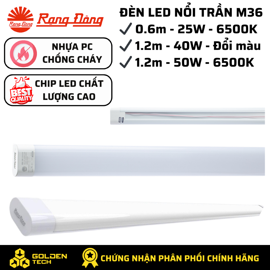 Đèn LED bán nguyệt Rạng Đông M36 25W-50W Rạng Đông