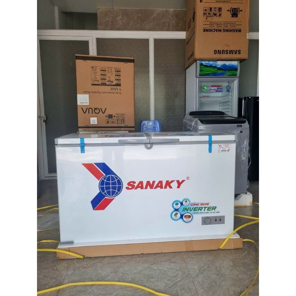 Tủ đông Sanaky Inverter 305 lít VH-4099A3, 1 ngăn đông Chỉ giao HCM, Long An, Bình Dương, Biên Hoà c