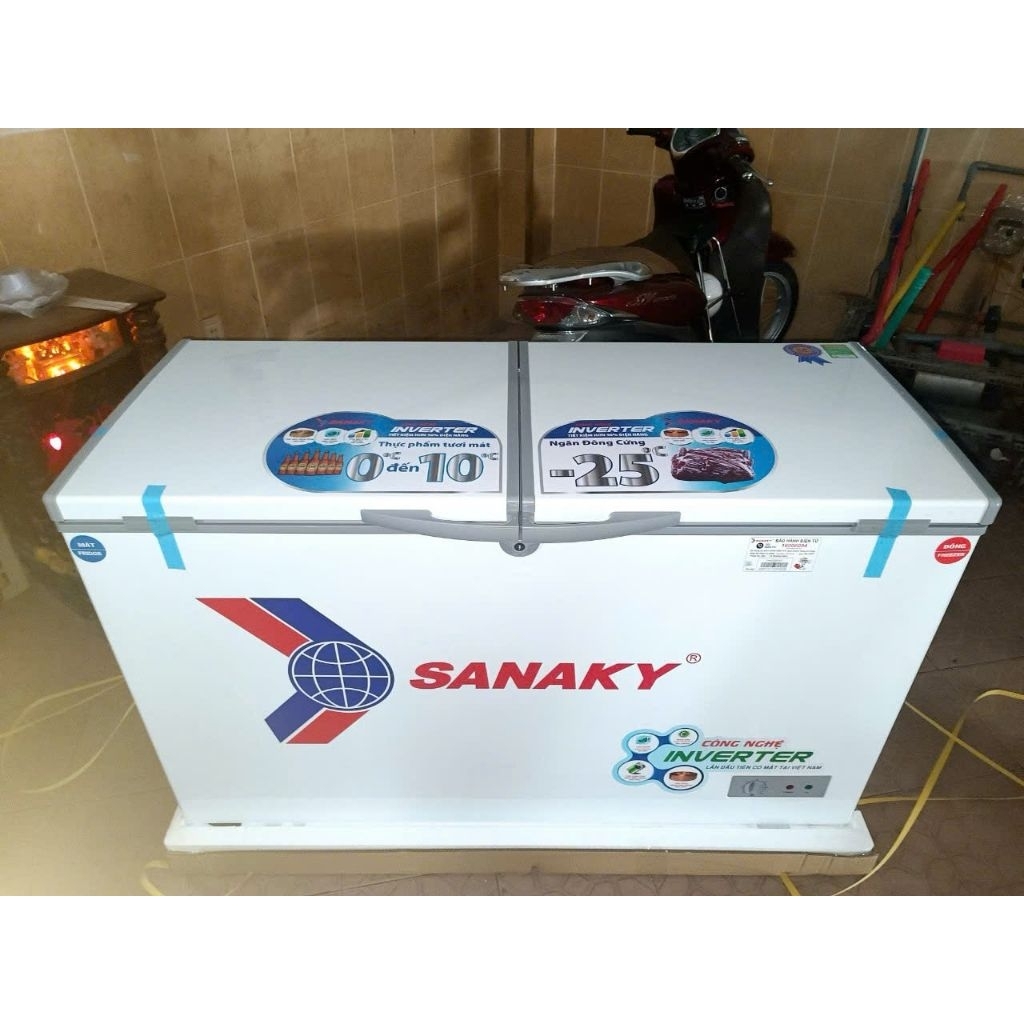 Tủ đông mát Sanaky Inverter 400 lít VH-4099W3 Chỉ giao HCM, Long An, Bình Dương, Biên Hoà chat trước