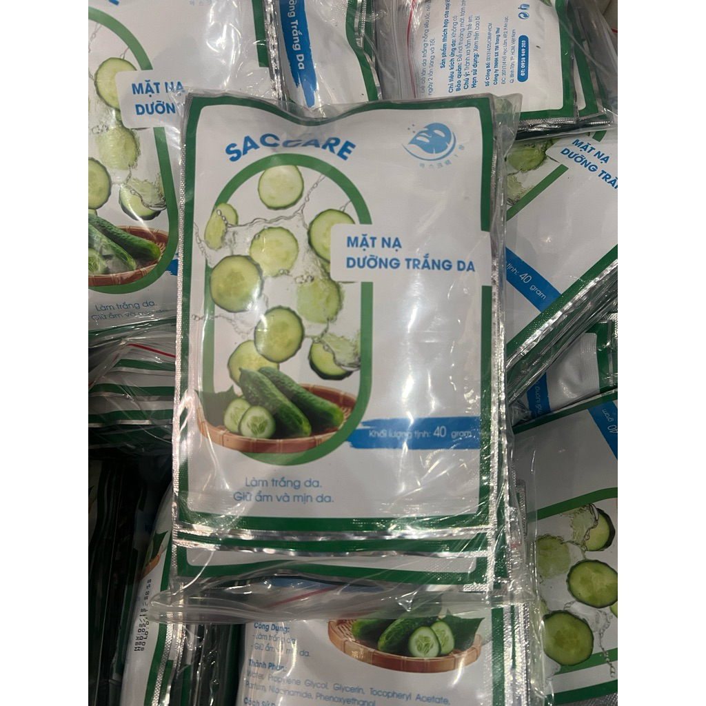 Combo 10 miếng mặt nạ dưỡng da dưa Leo.