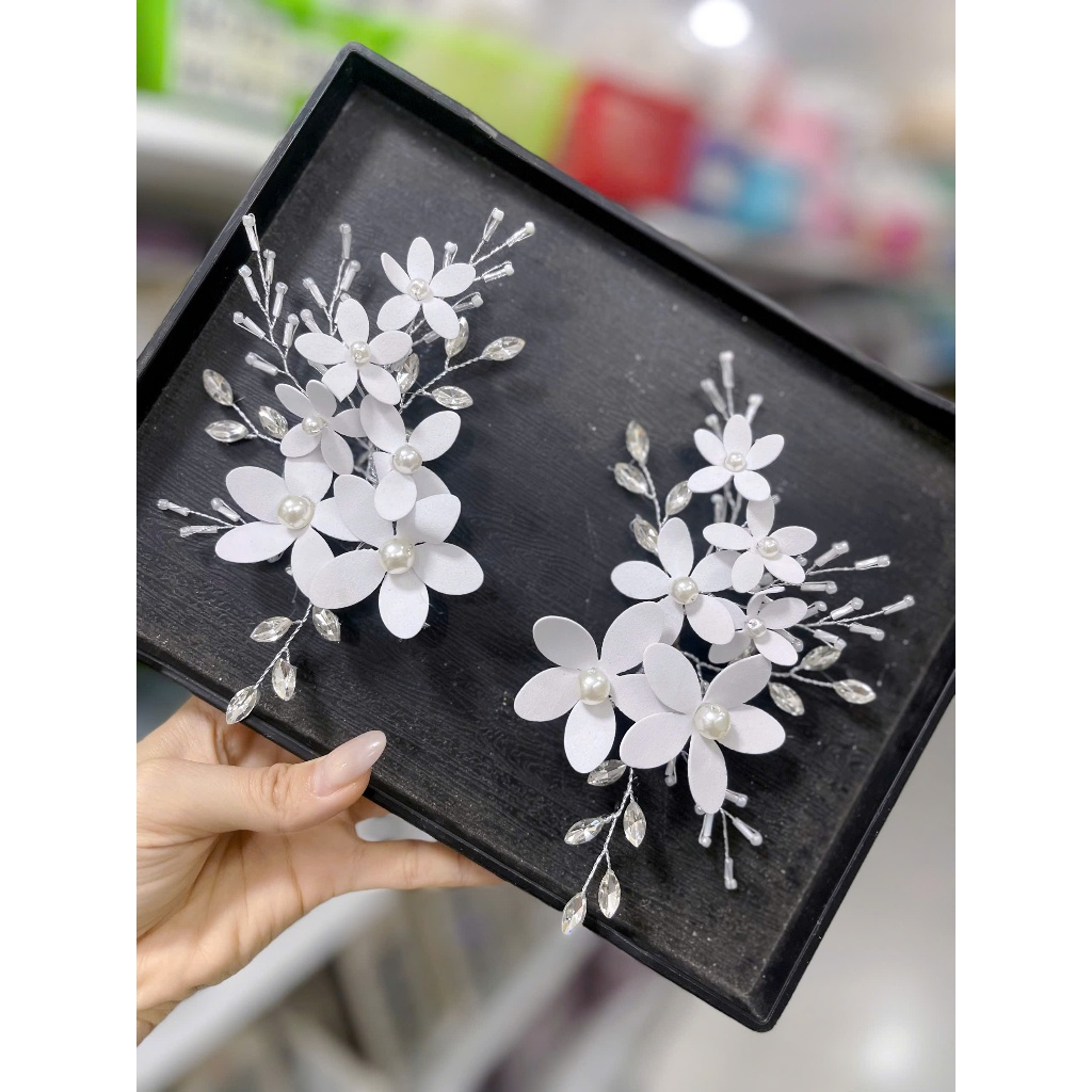 Hoa cài tóc cô dâu HC1094