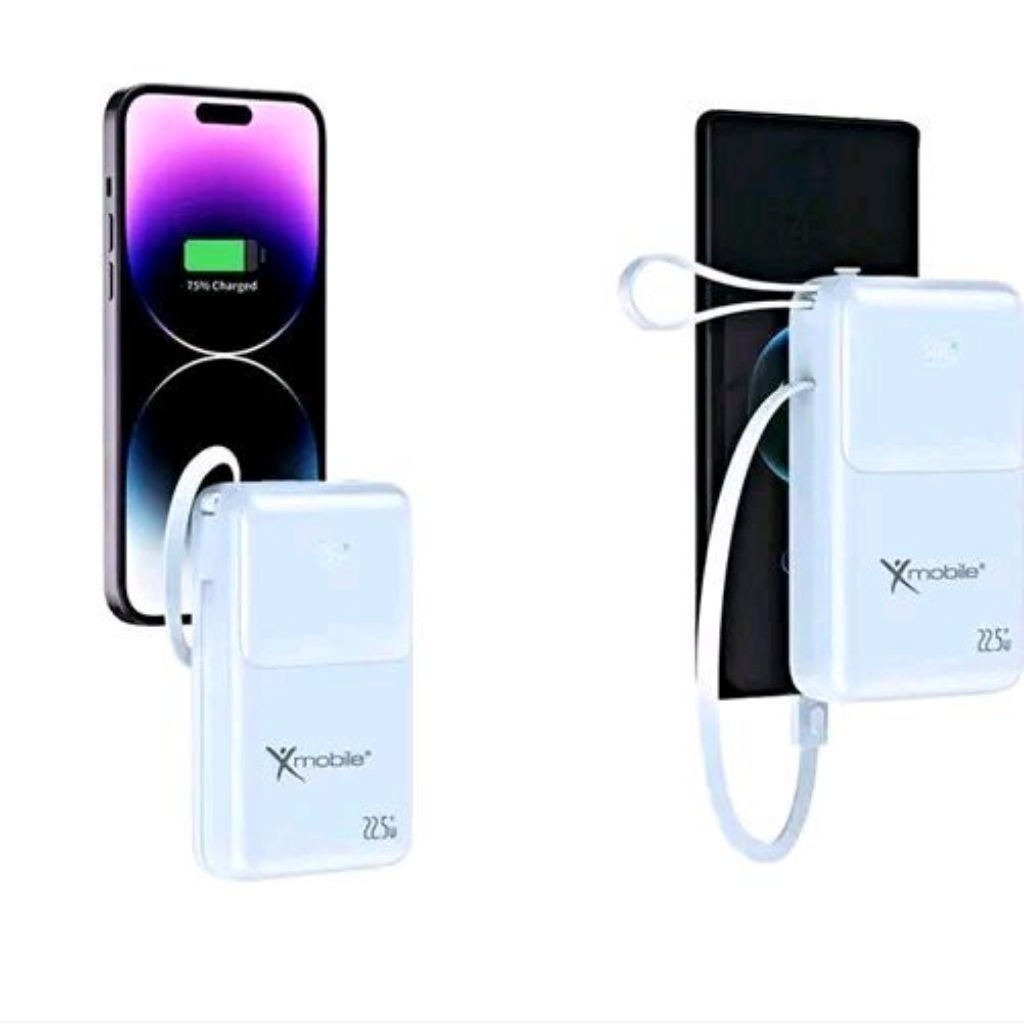 Pin sạc dự phòng  20000mAh Xmobile 22.5W kèm Cáp Lightning và Type C (Đã sử dụng còn mới 90%)