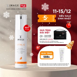  Serum cấp ẩm hỗ trợ sáng da & mờ nếp nhăn IMAGE Skincare - VITAL C Hydrating Anti - Aging Serum 50ml 