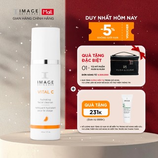  Sữa rửa mặt làm sạch dưỡng ẩm cho da khô nhạy cảm IMAGE Skincare - VITAL C Hydrating Facial Cleanser 177ml 