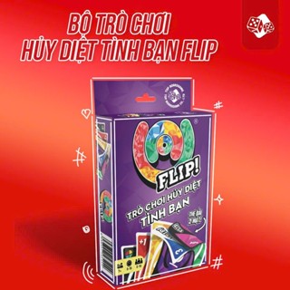  Bộ Bài UNO FLIP - Bài Uno mở rộng luật chơi hấp dẫn thẻ bài đồ chơi trẻ em TOP BOARDGAME 