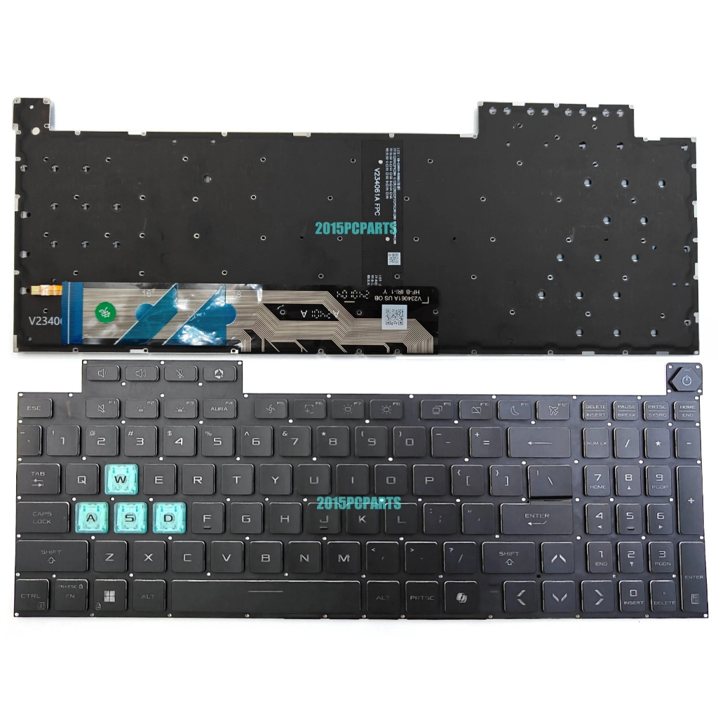 BÀN PHÍM Asus TUF Gaming A16 FA608P FA608U FA608W F16 FX608J FX608L Keyboard Backlit US