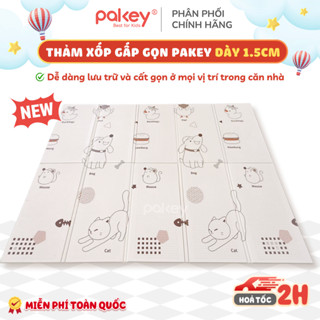 [new] Thảm Xốp Gấp Gọn Cho Bé Dày 1.5CM, Thảm Gập Gọn XPE Êm Ái Chống Thấm Nước, Chống Trơn Trượt An Toàn Cho Bé