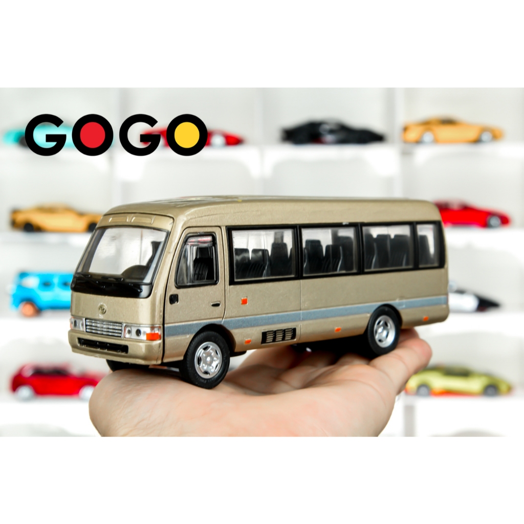 Mô hình xe bus Toyota Coaster xe khách tỷ lệ 1:32