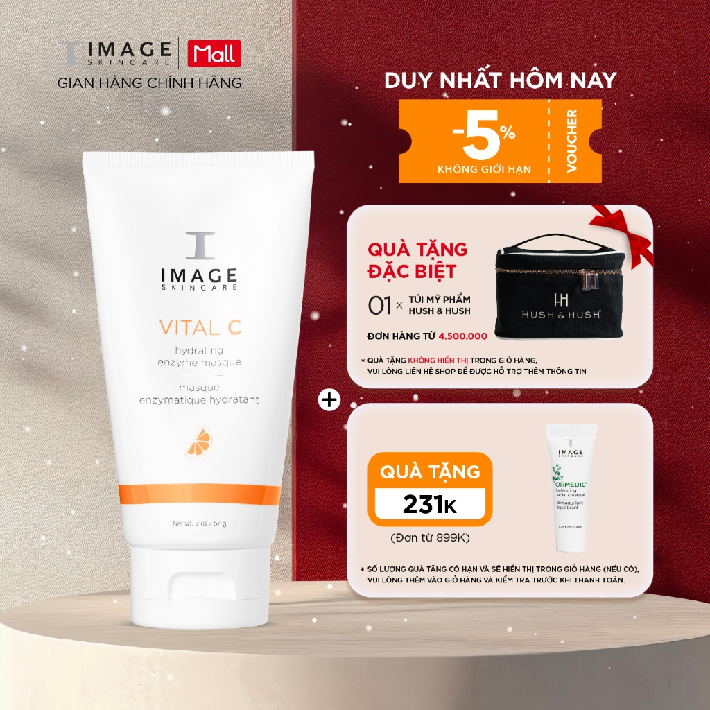  Mặt nạ dưỡng ẩm & hỗ trợ sáng da IMAGE Skincare - VITAL C Hydrating Enzyme Masque 57g 