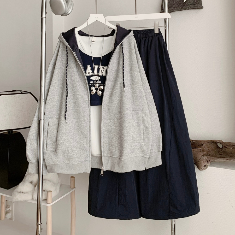 ÁO KHOÁC DÀI FORM RỘNG CHẤT VẢI NỈ 2 DA - KONI - 10952 - JEMCLOSET