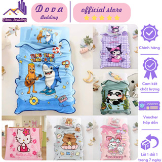 Chăn Nỉ Lông Tuyết Cho Bé Mang Đi Học Mầm Non Tiện Lợi, Chất Liệu Mềm Mịn Không Rụng Lông-An Toàn Cho Bé, Size 1m*1m4