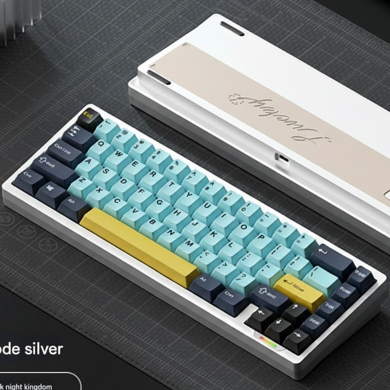 Set Keycap Cherry Profile Double Shot Retro Cast | 159 Nút bàn phím cơ - Hỗ trợ layout Alice - Space